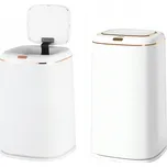 Odpadkový koš bezdotykový Mozos 35 l bambusový bílý