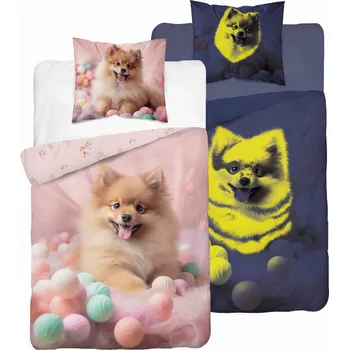 Povlečení Sada povlečení Detexpol 140 x 200 cm oranžová