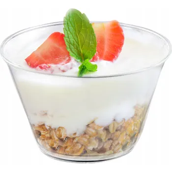 Sklenice 24 Plastové pohárky na dezerty 70 ml