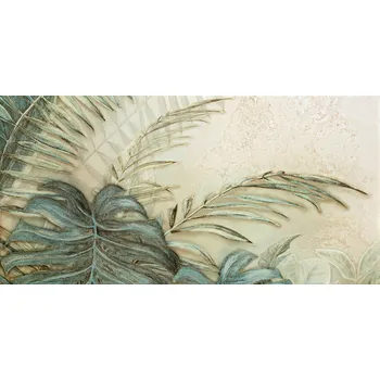 Obklad TUBADZIN Dekor Tubadzin Alabaster Shine leaves 2B mat rektifikovaný 60x120 99216334