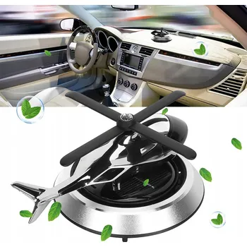 Vůně do auta VŮNĚ OSVĚŽOVAČ VZDUCHU DO AUTA SOLÁRNÍ VRTULNÍK OTÁČENÍ