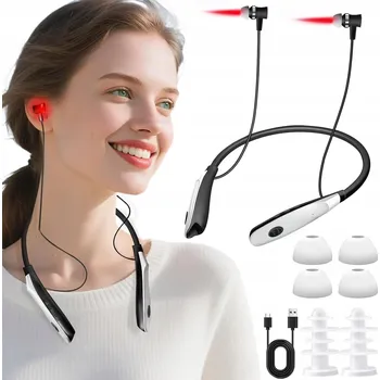 Špunty do uší s terapií červeným světlem na tinnitus (hučení v uších) - Zlepšují sluch