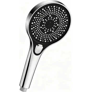 Sprchová hlavice SPRCHOVÁ HLAVICE 130 MM S HADICÍ 1,5 M, 3 REŽIMY MASÁŽE, CHROMOVÁ, DO KOUPELNY