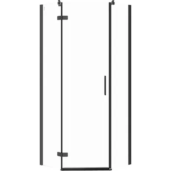 CERSANIT 3D Sprchový kout Cersanit Jota 80x80x195 čiré sklo černý levý, S160-012 S160-012