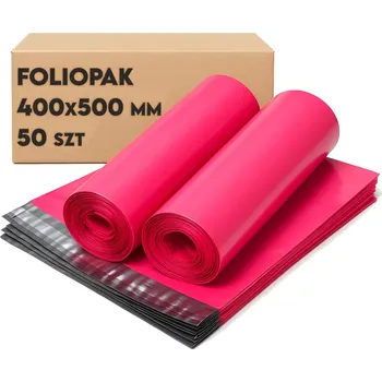 Obálka Plastové Obálky B3 500x400 mm Růžové obálky pro balení - 50 ks