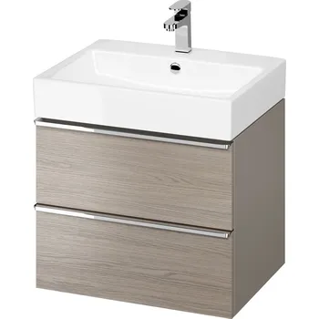 Koupelnový nábytek CERSANIT 3D Skříňka Cersanit Virgo 60 pod umyvadlo šedá chrom úchytka, S522-019 S522-020