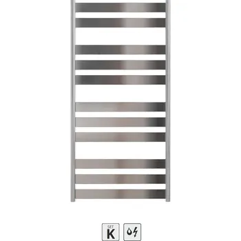 Radiátor Zehnder Radiátor Zehnder Zeta 120x60 cm, vnější připojení, chrom, ZETC-120-060 ZETC-120-060