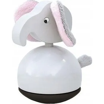 hrací skříňka Dřevěná hrací skříňka šedý slon