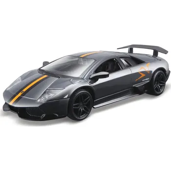 auto na autodráhu Bburago Lamborghini Murcielago LP 670-4 SV 1:32 šedá matná
