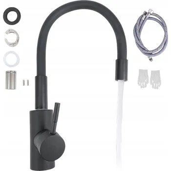 Vodovodní baterie Stojánková kuchyňská baterie Bedee KUCHYŇSKÁ BATERIE černá