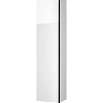 Koupelnový nábytek CERSANIT 3D Skříňka Cersanit Virgo 40 vysoká bílá černá úchytka, S522-033 S522-033