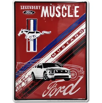 Plechová cedule Plechová cedule Ford Mustang Legendary Muscle 30 cm x 40 cm