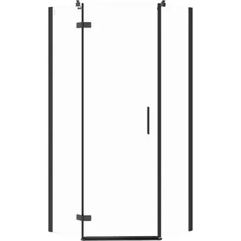 CERSANIT 3D Sprchový kout Cersanit Jota 90x90x195 čiré sklo černý levý, S160-016 S160-016