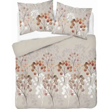 Povlečení Saténové Povlečení 5223 A béžové 2066 220x200 DETEXPOL