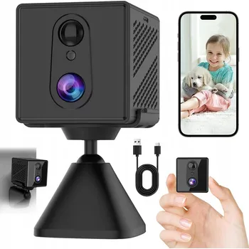 Zabezpečení domácnosti MINI BEZDRÁTOVÁ KAMERA VYSOKÉ ROZLIŠENÍ AUTOMATICKÉ NOČNÍ VIDĚNÍ 5GHZ