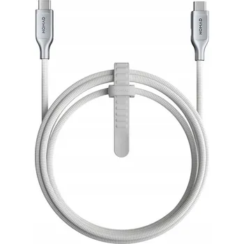 Datový kabel Nomad kabel Made with Kevlar USB-C kabel 240W 1.5m - Bílý NM014674858