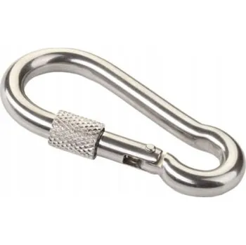 KARABINA S POJISTKOU 90mm 9x90 PEVNÁ OCEL