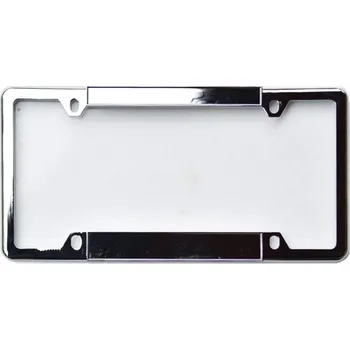 Plechová cedule Rámeček na americké SPZ chrom ocel