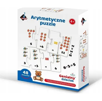 Puzzle PUZZLE VZDĚLÁVACÍ ARITMETICKÉ PUZZLE VÝUKA POČÍTÁNÍ GENIÁLNÍ DÍTĚ