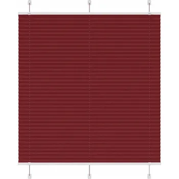 Roleta VidaXL Roleta plisé vínově červená 120 x 100 cm šířka látky