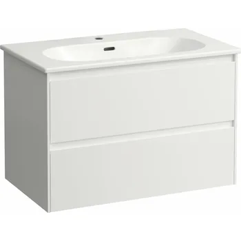 Koupelnový nábytek JIKA / LAUFEN LANI 80 skříňka bílá lesk umyvadlo LUA 80 SLIM H8600872611041 H8600872611041