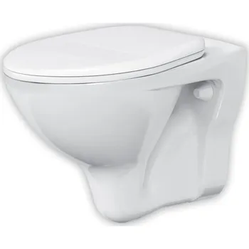 Klozet CERSANIT 3D WC mísa Cersanit Ares závěsná bílá bez sedátka bez loga K588-003 K588-003