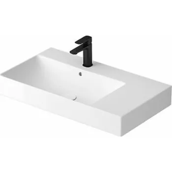 Umyvadlo CERSANIT 3D Umyvadlo Cersanit Werta 80 na desku bílé obdélníkové s odkládacím prostorem vpravo s otvorem pro baterii, K691-011 K691-011