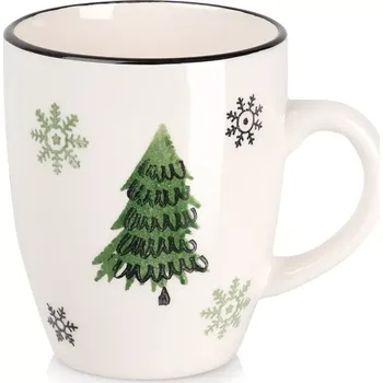 Keramický hrnek s vánočním stromkem 350 ml