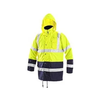 pracovní bunda CXS Pánská reflexní bunda OXFORD, žluto-modrá Velikost: 3XL