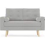 Světle šedá 2místná pohovka MANDI 214949630