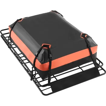 Příslušenství ke karavanu Vevor Střešní košík na zavazadla 64×39×4.1 in, 250 lbs, s taškou a popruhy