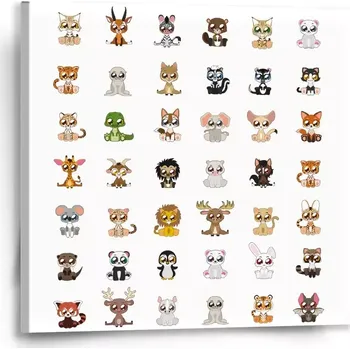 Obraz Sablio Obraz Zvířátka 4 - 50x50 cm