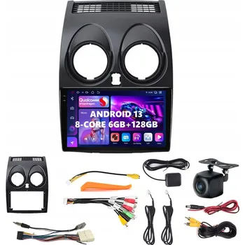 Mobilní telefon ANDROID 13 RÁDIO PRO NISSAN QASHQAI J10 2006-2013, ANDROID AUTO, CARPLAY, 6GB RAM/128GB PAMĚŤ