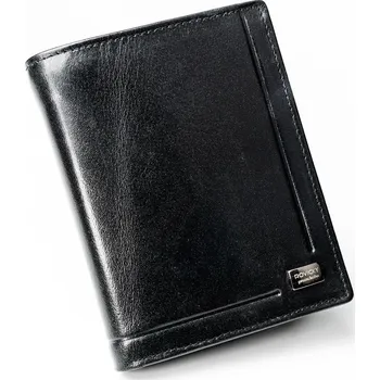 Peněženka Rovicky pánská peněženka z pravé kůže černá - muž