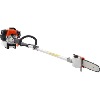 Motorová pila Vevor Benzinová teleskopická řetězová pila 43 cm³, lišta 25,4 cm, 2,1–3,6 m