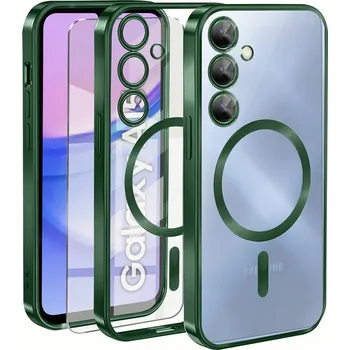 Pouzdro na mobilní telefon Zadní Kryt Erbord pro Samsung Galaxy A15 5G zelený