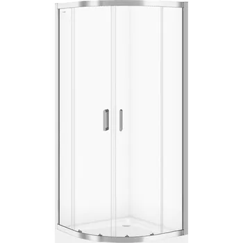 CERSANIT 3D Sprchový kout Cersanit Arteco čtvrtkruhový 80x80x190 R55 s posuvnými dveřmi, S157-001 S157-001