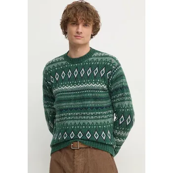 Pánský svetr Svetr United Colors of Benetton pánský, zelená barva, 1137K107V 77X, vel. XXL