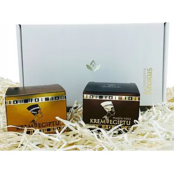 Kosmetická sada Tajemství Kleopatry Korana Dárková Sada Egyptských Krémů Denní a Noční 2x50ml