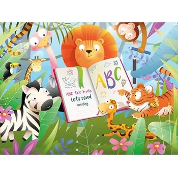 Puzzle ART PUZZLE Dřevěné puzzle Lesní škola 100 dílků