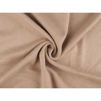 Svetrovina / úplet hladký s podílem vlny, střední, 2 béžová světlá