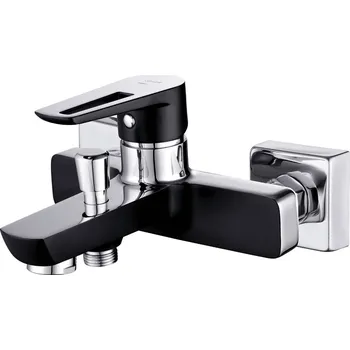 Vodovodní baterie CERSANIT 3D Baterie Cersanit Mille vanová sprchová nástěnná, bez příslušenství, černá, S951-009 S951-009