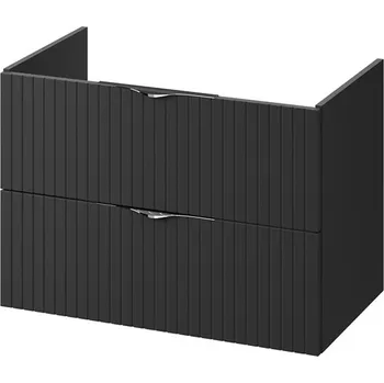 Koupelnový nábytek CERSANIT 3D Skříňka Cersanit Tirso 80 pod umyvadlo černá matná, S1017-011 S1017-011
