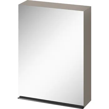 Koupelnový nábytek CERSANIT 3D Skříňka Cersanit Virgo 60 zrcadlová šedá černá úchytka, S522-016 S522-016