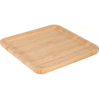 Dřevěný bambusový servírovací tác 25 × 25 cm