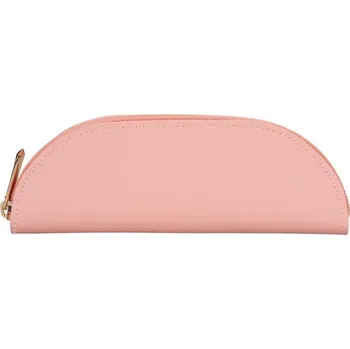 Penál PENÁL POUZDRO MOON BEZ VYBAVENÍ NA ZIP TMAVĚ RŮŽOVÝ ANTRA