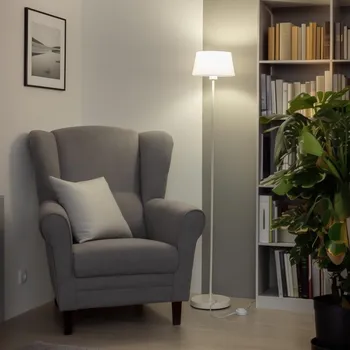 Lampička Brilagi - LED Stojací lampa CERIA 1xE27/40W/230V pr. 25 cm bílá