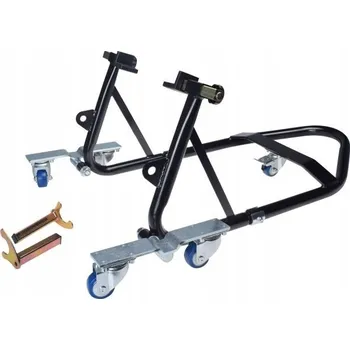zvedák Hever stojan pro zadní část motocyklu pod kyvadlo / válečky pro manévrování
