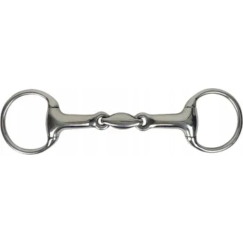 Udidlo pro koně York dvojitý kloubový Udidlo , dutý, olivový, 12,5 cm