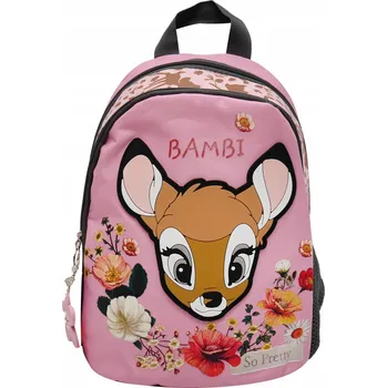 Sportovní batoh Vícekomorový Batoh pro předškoláky Bambi Beniamin pro dívky, černý